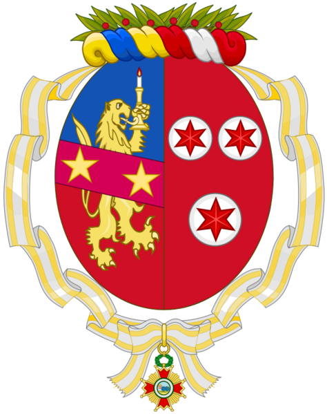Coat of Arms of Eva Duarte de Perón (Order of Isabella the Catholic)