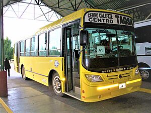 Archivo:Colectivo de la línea A1 en la terminal de ómnibus de El Calafate