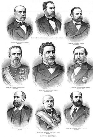 Archivo:El nuevo ministerio de Sagasta, 1881, en La Ilustración Española y Americana