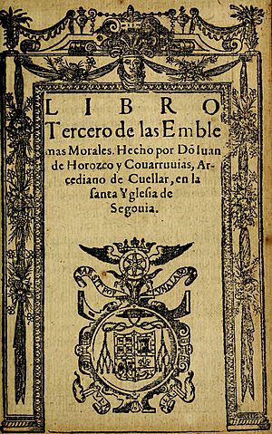 Archivo:Emblemas morales de Don Iuan de Horozco y Couarruuias Arcediano de Cuellar en la Santa Yglesia de Segouia. (1591) (14561475239)