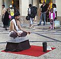 Faquir en Rua Augusta, Lisboa, Portugal, 2012-05-12, DD 01