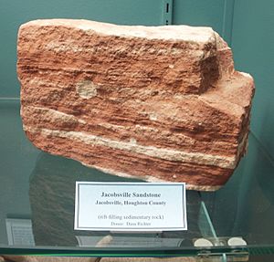 Archivo:Jacobsville Sandstone sample 1