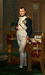 Archivo:Jacques-Louis David - The Emperor Napoleon in His Study at the Tuileries - Google Art Project 2