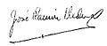 José Ramón Medina signature