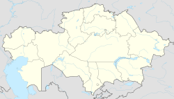 Aktobé ubicada en Kazajistán