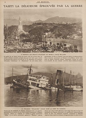 Archivo:Les effets du bombardement de Papeete le 22 septembre 1914