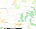 Map commune FR insee code 11025