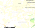 Map commune FR insee code 53256