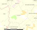Map commune FR insee code 62387