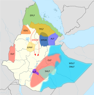 Archivo:Map of Insurgent Groups in the Ethiopian Civil War