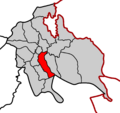 Mapa parroquia de Vilarpandin