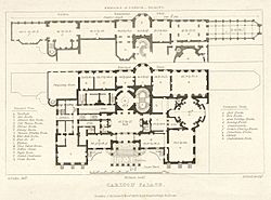 Archivo:Plan of Carlton Palace in 1821