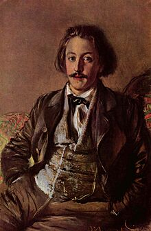 Porträt des Paul Heyse (1853) - Adolf Friedrich Erdmann von Menzel (Museum Georg Schäfer).jpg