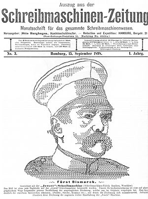 Archivo:Schreibmaschinenzeitung-Bismarck