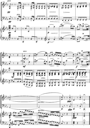 Archivo:Schubert Trio in E flat, second movement, closing bars