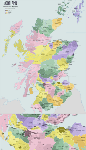 Archivo:Scotland Administrative Map 1947