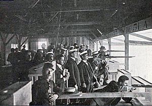Archivo:Stand de tir à Satory durant le concours des JO 1900
