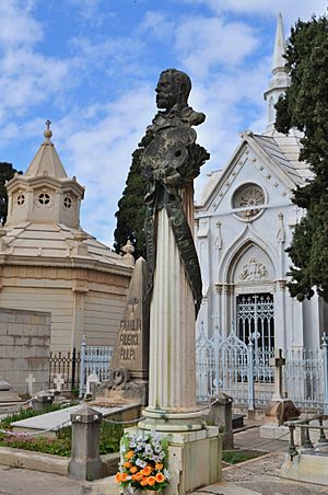 Archivo:Tomba del pintor Antonio Cortina, cementeri general de València