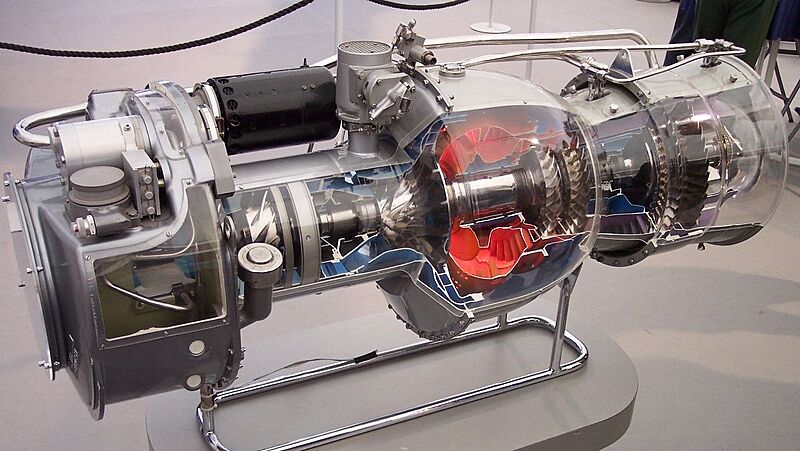 Turboméca Makila cutaway
