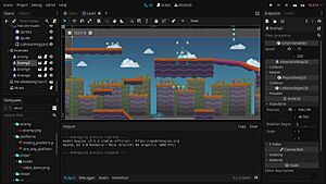 Archivo:UI of Godot Game Engine
