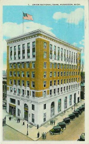 Archivo:Union National Bank in 1925, Muskegon, MI