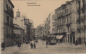 Archivo:Valladolid calle santiago 1900 2