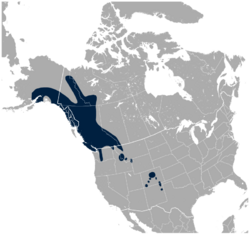 Distribución del lagópodo coliblanco