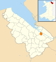 2024 Wales Flintshire Community Shotton map.svg