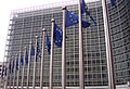 Banderas europeas en la Comisión Europea