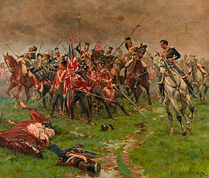 Archivo:Battle of Albuhera, by William Barnes Wollen