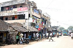 Busy Noon Day in Bus Stand Road, Jayankondam.jpg