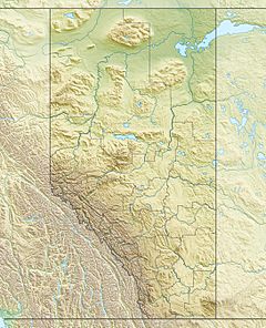 Río Red Deer ubicada en Alberta