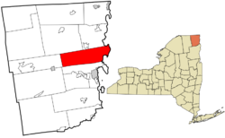 Clinton County New York incorporated and unincorporated areas Beekmantown highlighted.svg