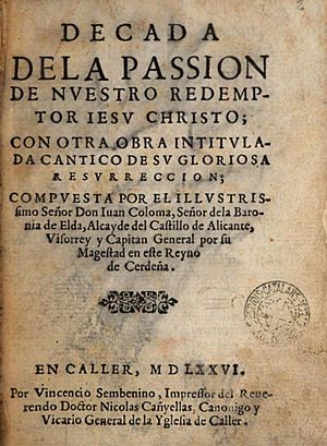 Archivo:Década de la passión de nuestro Redemptor Iesu Christo, con otra obra intitulada, Cántico de su gloriosa resurrección