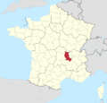 Département 42 in France 2016