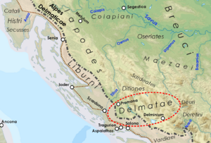Archivo:Delmatae in Illyricum 40BC