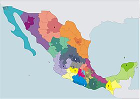 Archivo:Eclesiastical provinces in Mexico