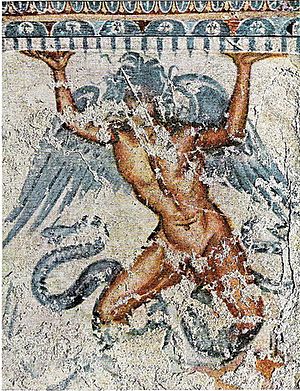 Archivo:Etruscan mural typhon2