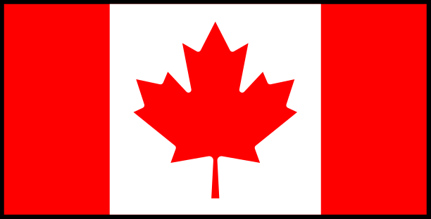 Flag of Canada (bordered)