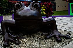 Frog sculpture in Callejones, Lares, Puerto Rico.jpg