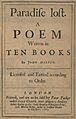 Houghton EC65.M6427P.1667aa - Paradise Lost, 1667