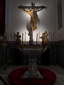 Archivo:Iglesia de Santa María (Sanlúcar la Mayor). Capilla bautismal