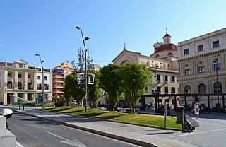 La plaça de la Muntanyeta, Alacant.JPG