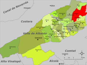 Archivo:Luchente-Mapa del Valle de Albaida