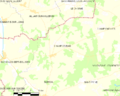 Map commune FR insee code 89072