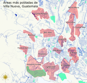 Archivo:Mapa de las zonas mas pobladas de Villa Nueva Guatemala