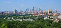 Minneapolis skyline from Prospect Park Water Tower, July 2014