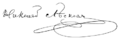 Nikolai Leskov signature