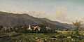 Paisaje de Suiza, por Martín Rico