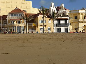 Archivo:Playa de las Canteras, Las Palmas de Gran Canaria, España